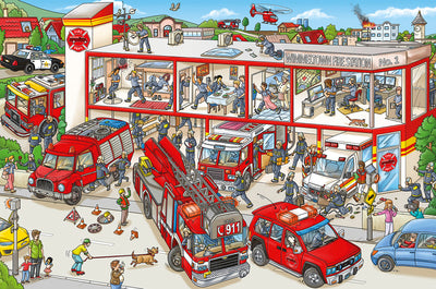 My Big Wimmelbook—Fire Trucks!