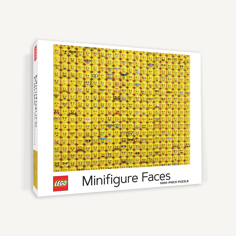 LEGO Minifigure Faces 1000 Piece Puzzle