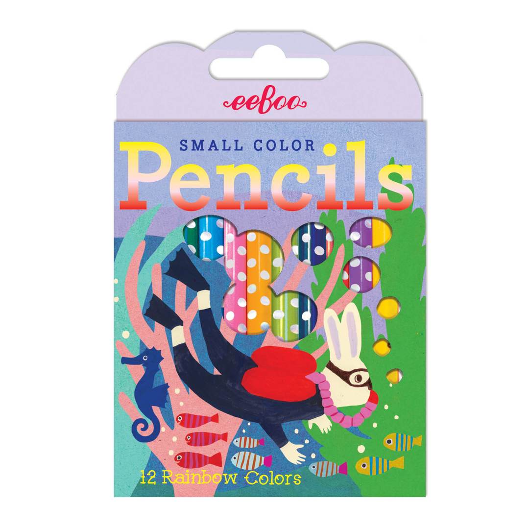 Small Rainbow Color Pencils- Animals | eeBoo