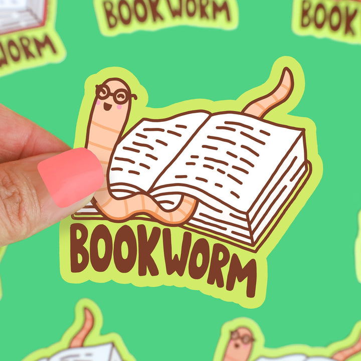 Little Bookworm Vinyl Sticker | Turtle's Soup