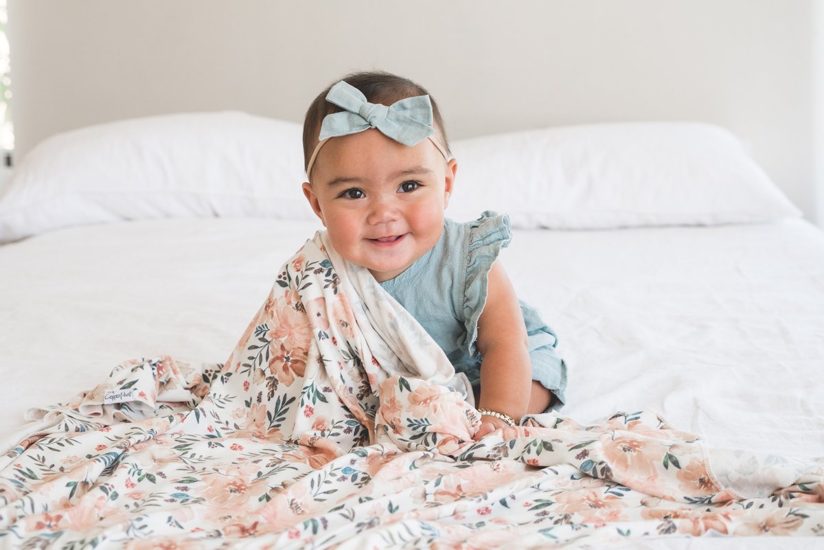 Autumn Knit Blanket Single | Copper Pearl