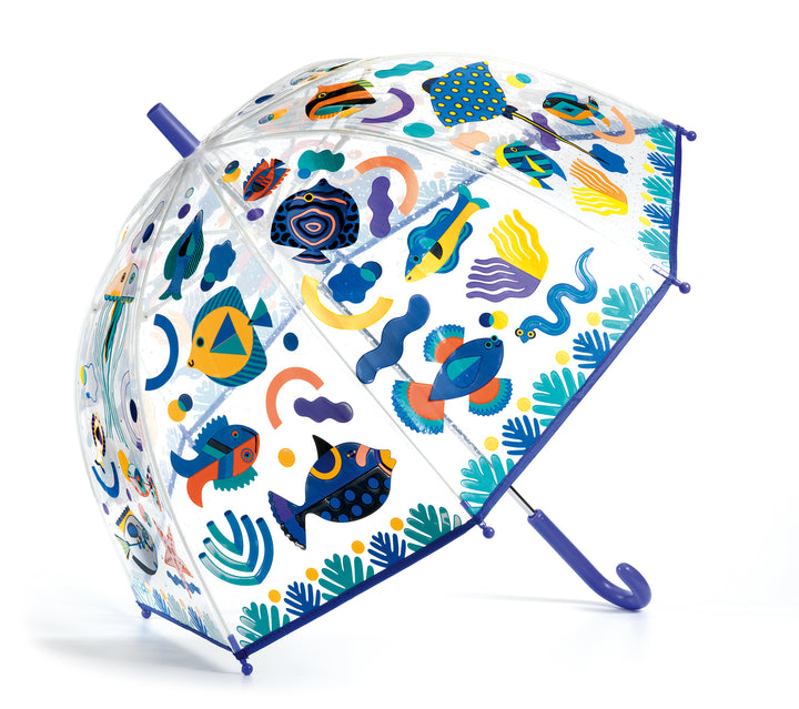 Fish Color-Changing Children's Umbrella | DJECO - LOCAL PICK UP ONLY