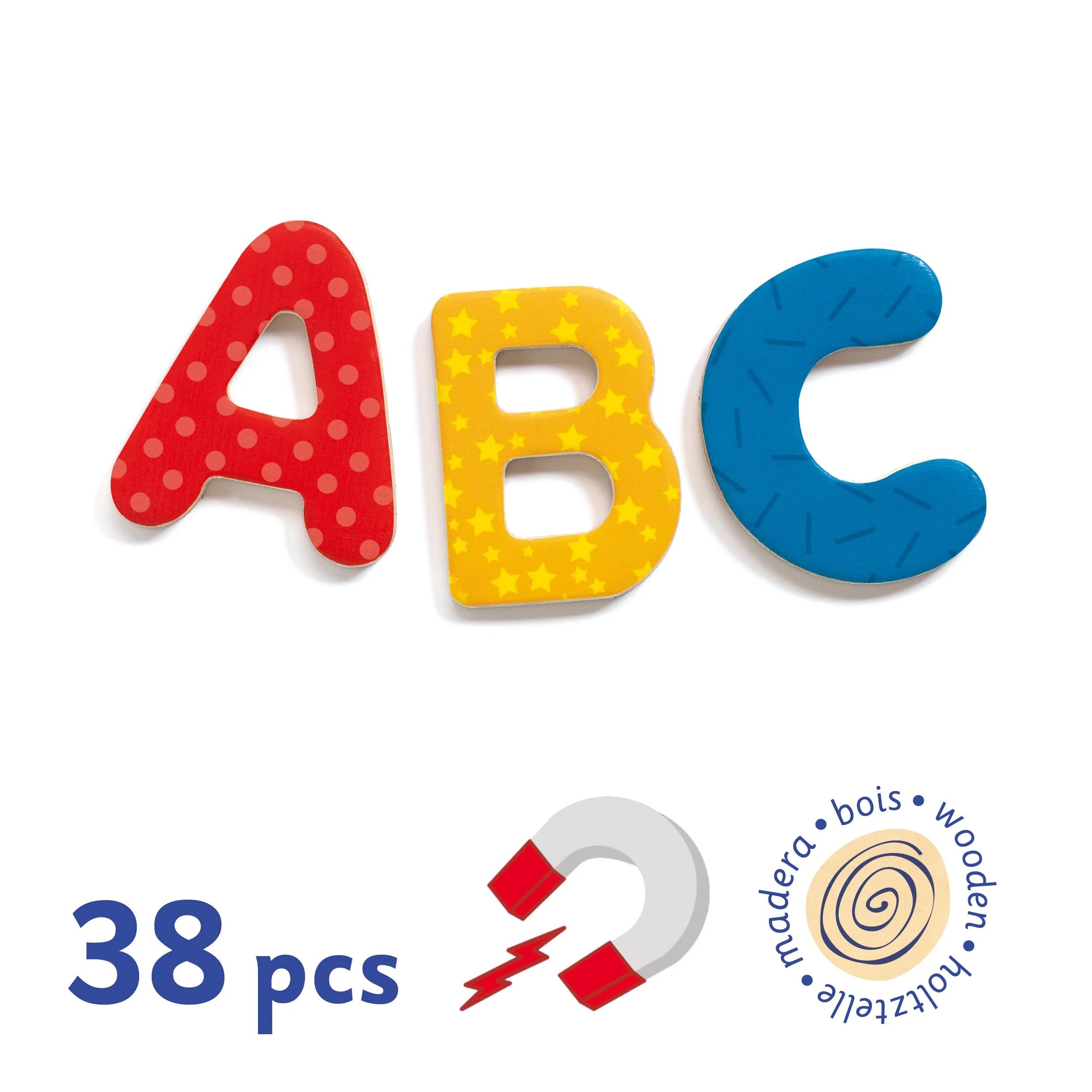 38 Big Letters Magnetic Game