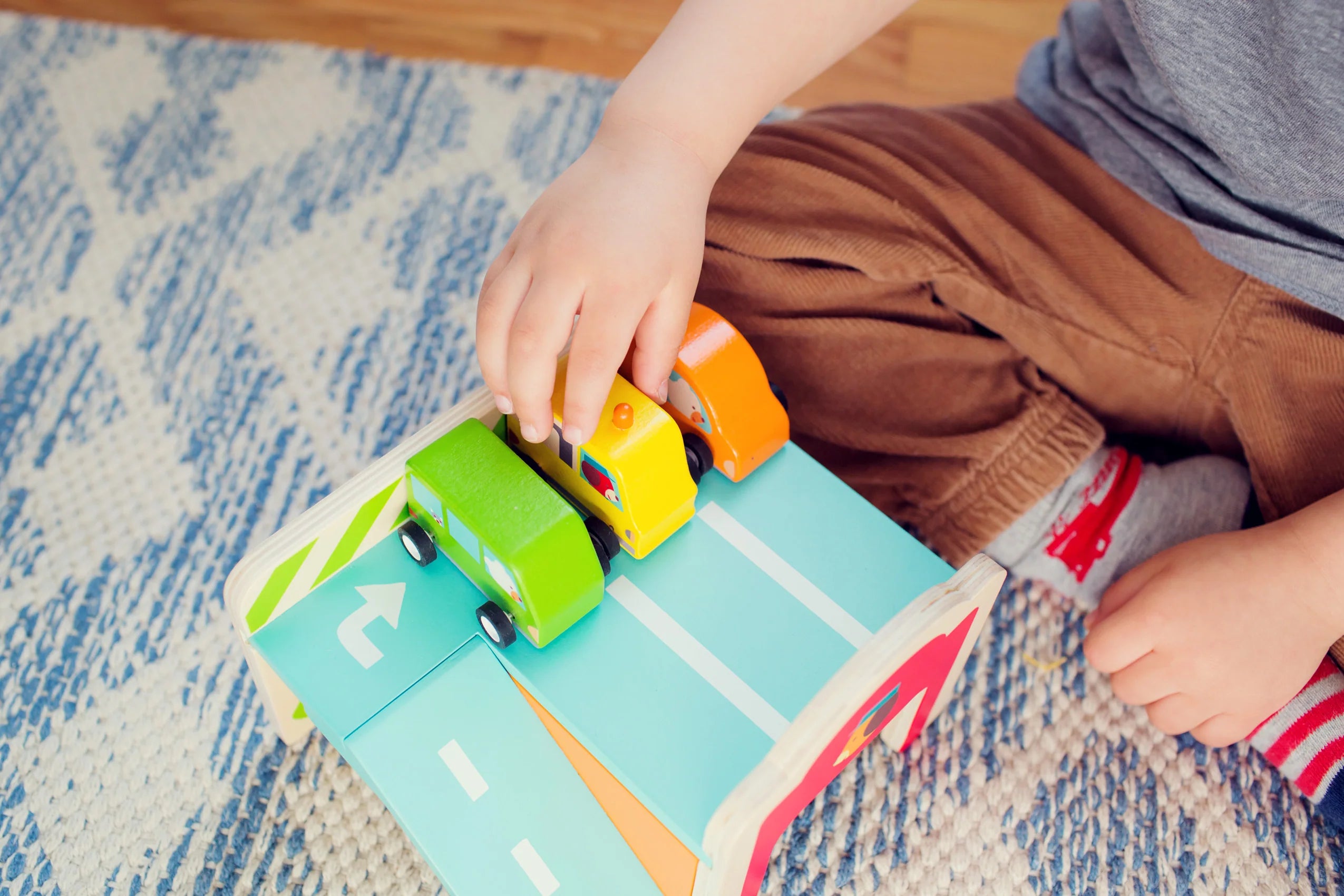 Mini Garage Wooden Automobile Set