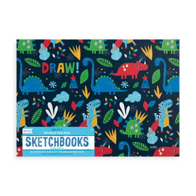 Safari Party Doodle Pad Duo Sketchbooks - Set of 2