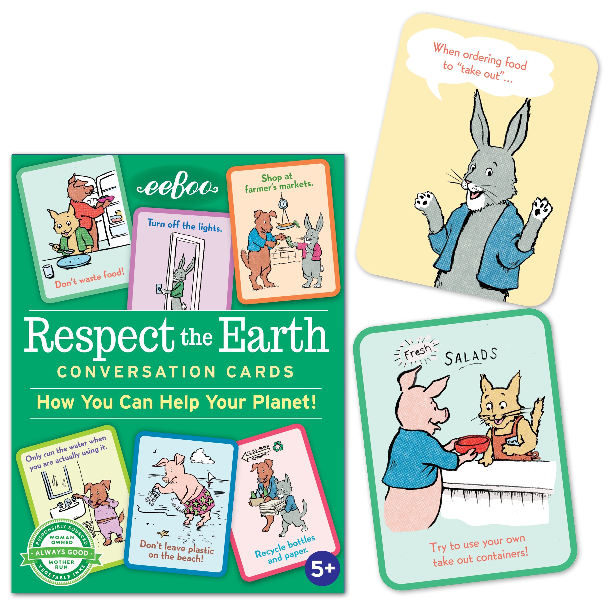 Respect the Earth Flash Cards