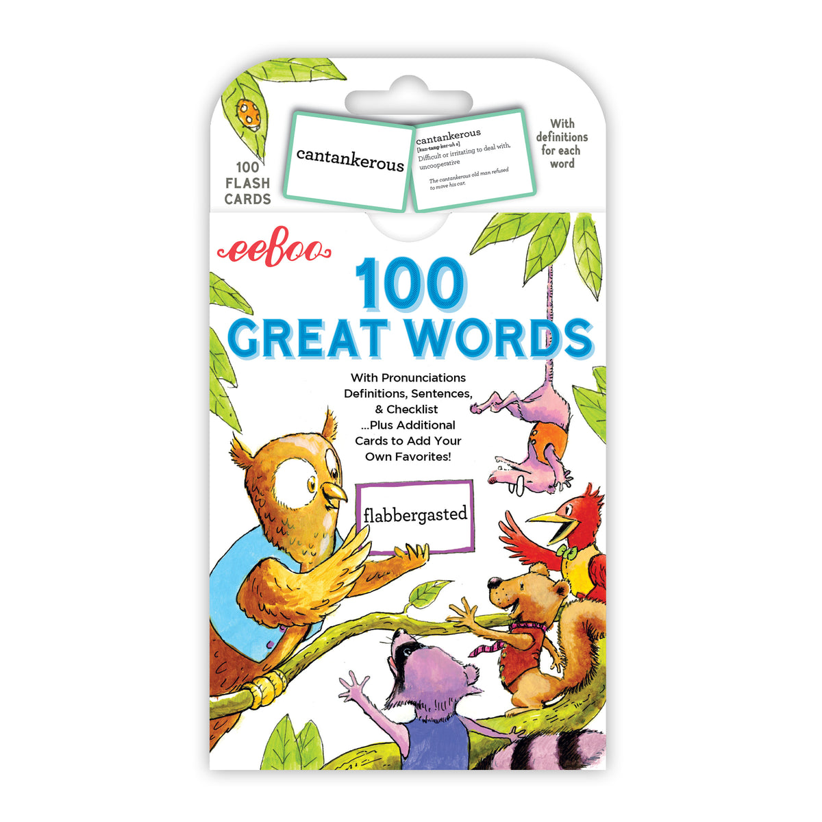 eeBoo 100 Sight Words Flash Cards (Level 3)