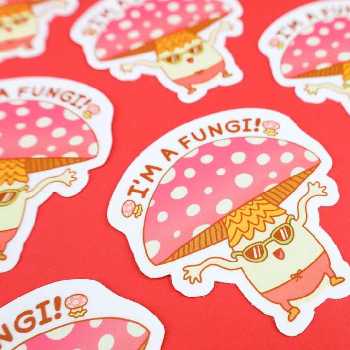 I'm A Fungi Vinyl Sticker