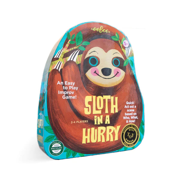 Sloth in a Hurry Shaped Spinner Game | eeBoo