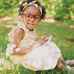 Lee Red - Kids Blue Light Blocking Glasses