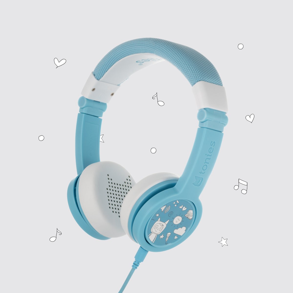 Toniebox Headphones Light Blue The Curious Bear Toy Book Shop