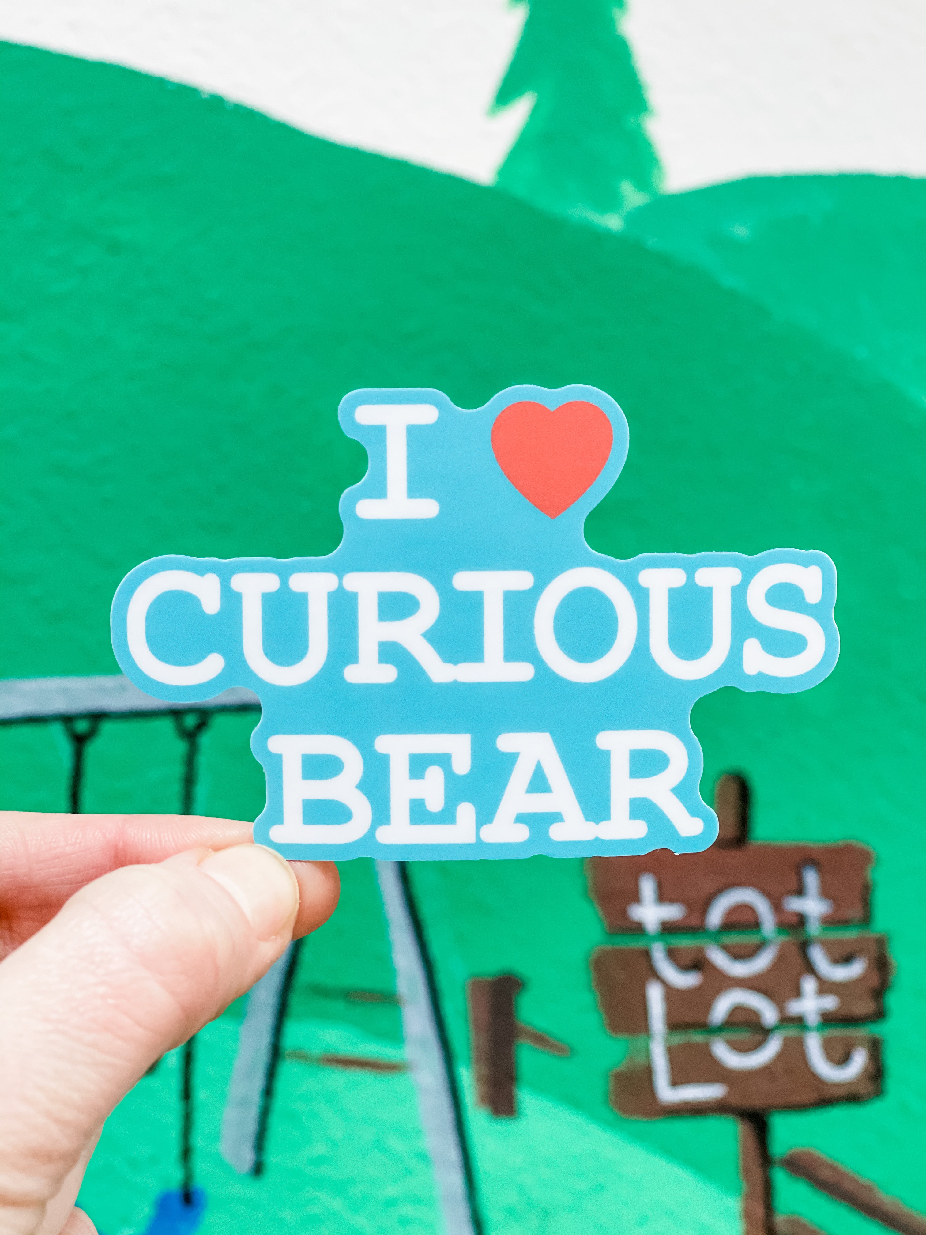 I Heart Curious Bear
