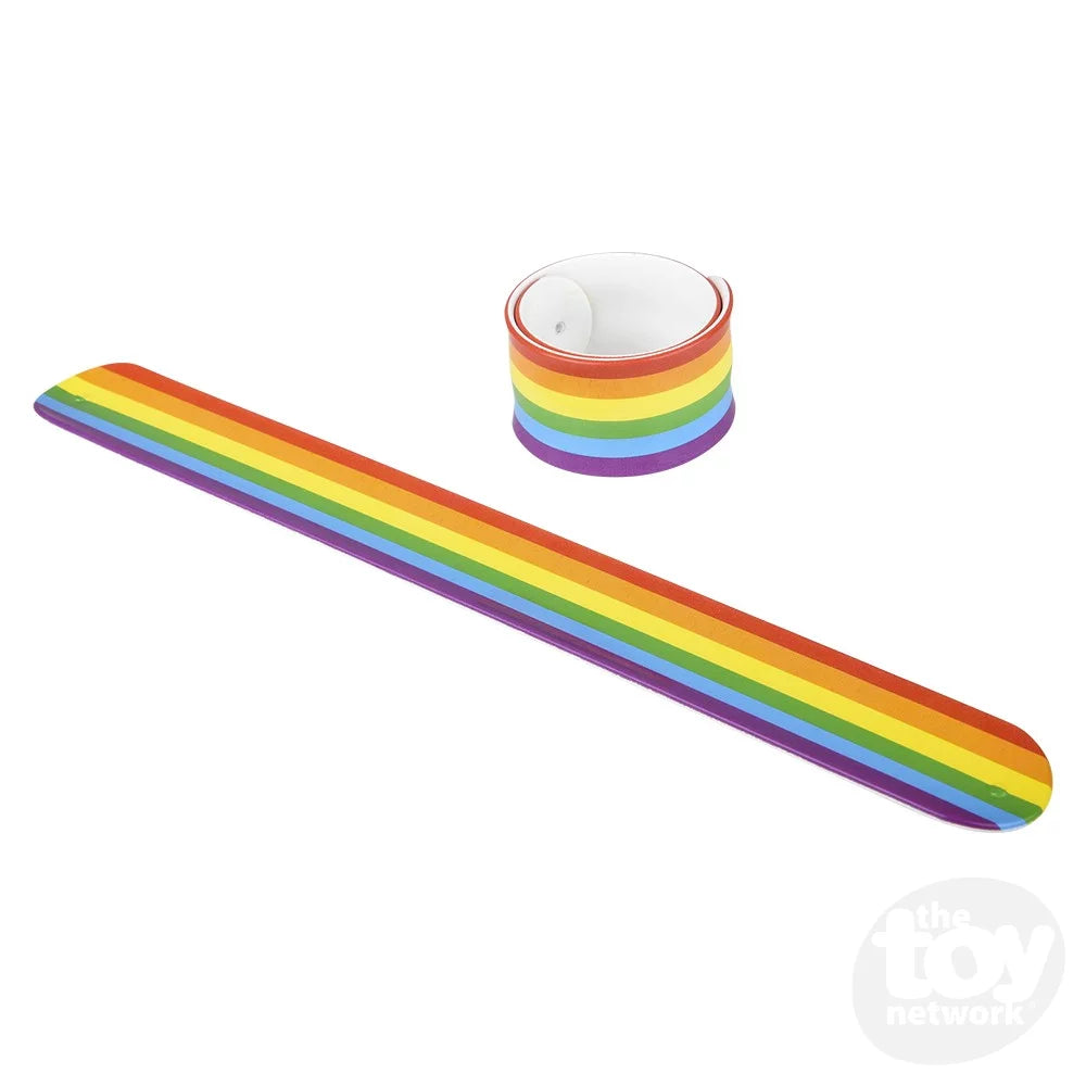 Rainbow Slap Bracelet Favors - Party Time, Inc.