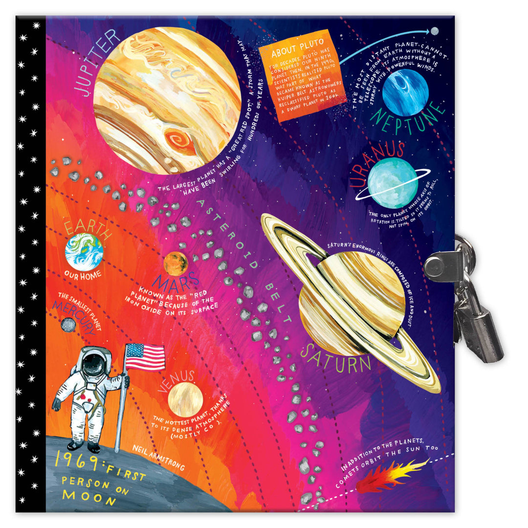 Space Adventure Glow in the Dark Journal | eeboo