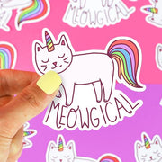 Meowgical Cat Vinyl Sticker | Turtle's Soup