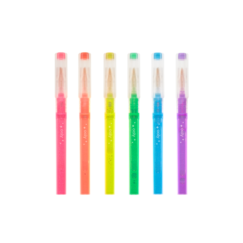 Oh My Glitter! Neon Highlighters - Set of 6 | OOLY