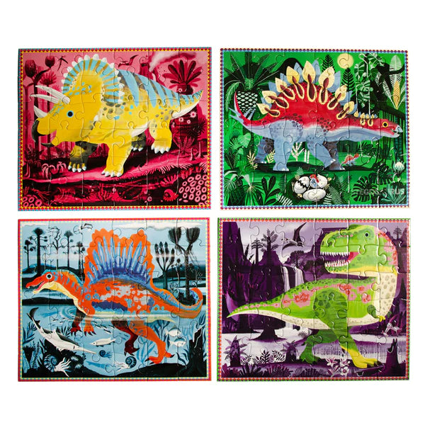 Dinosaurs Ready to Learn 36 Piece 4 Puzzle Set | eeBoo