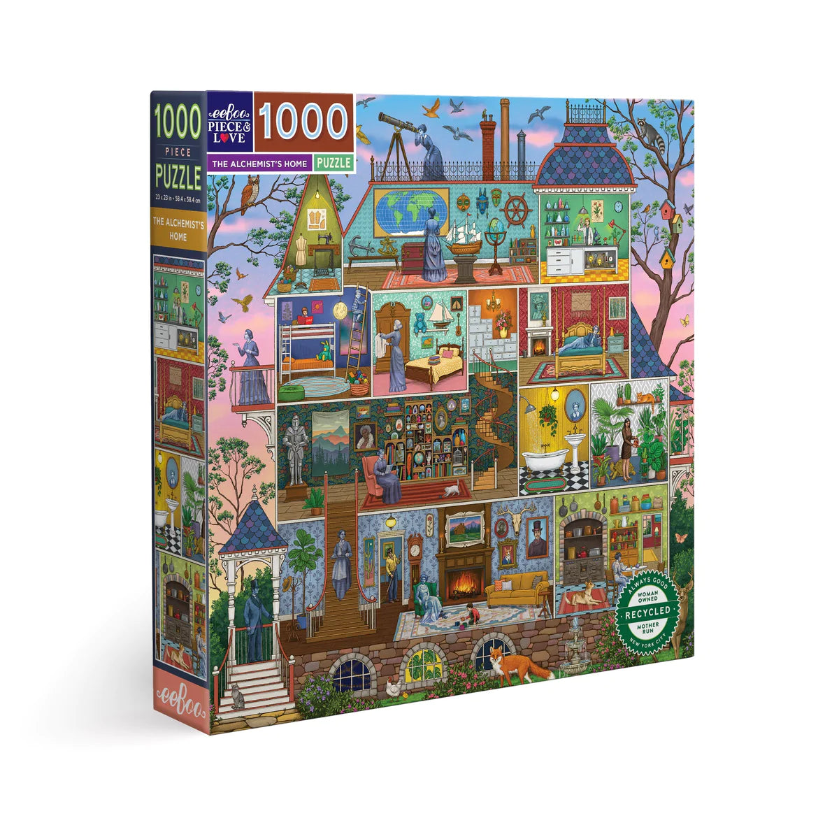 The Alchemist's Home 1000 Piece Square Puzzle