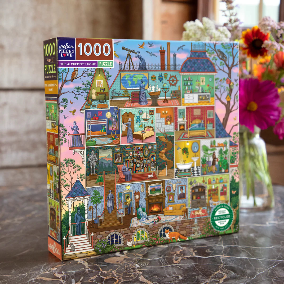 The Alchemist's Home 1000 Piece Square Puzzle