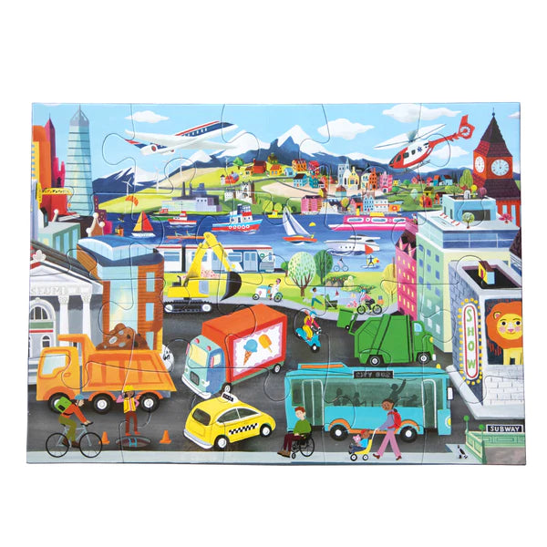 Vehicles 20 Piece Puzzle | eeBoo