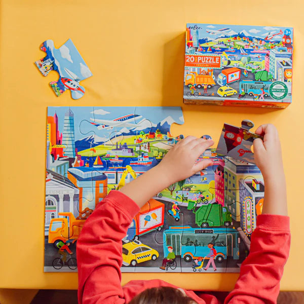 Vehicles 20 Piece Puzzle | eeBoo