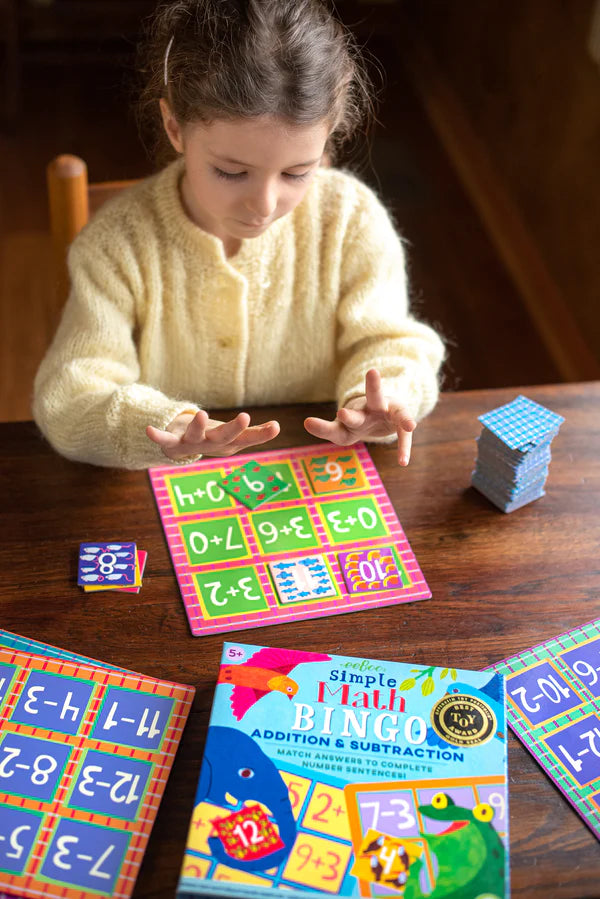 Simple Math Bingo | eeboo