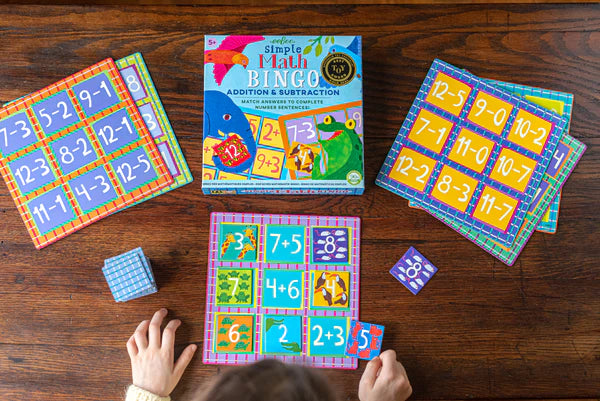 Simple Math Bingo | eeboo