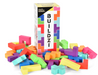 Buildzi box with colorful pieces surrounding box