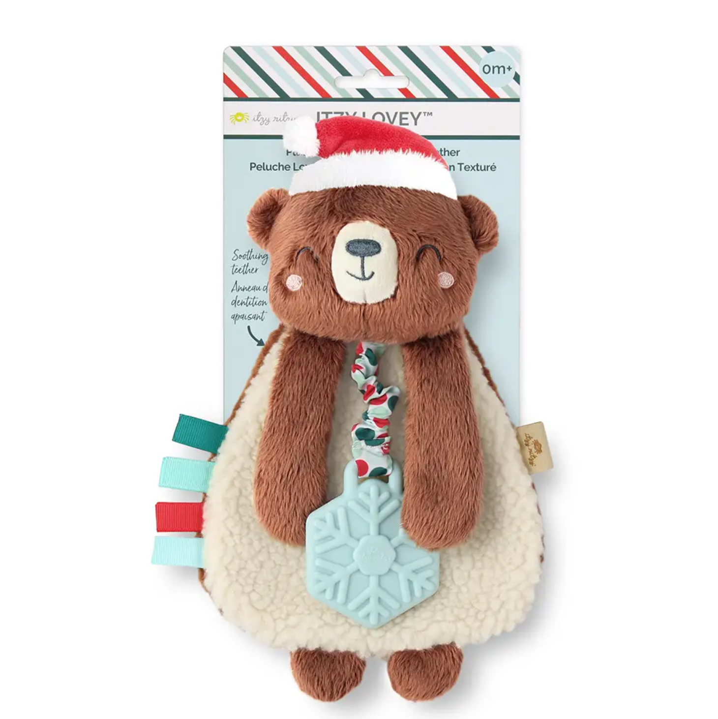 Itzy Lovey™ Holiday Bear Plush + Teether Toy