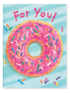 Donut Foil Gift Enclosure Card