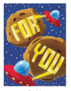 Space Foil Gift Enclosure Card