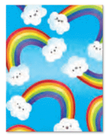 Rainbow Explosion Foil Gift Enclosure Card
