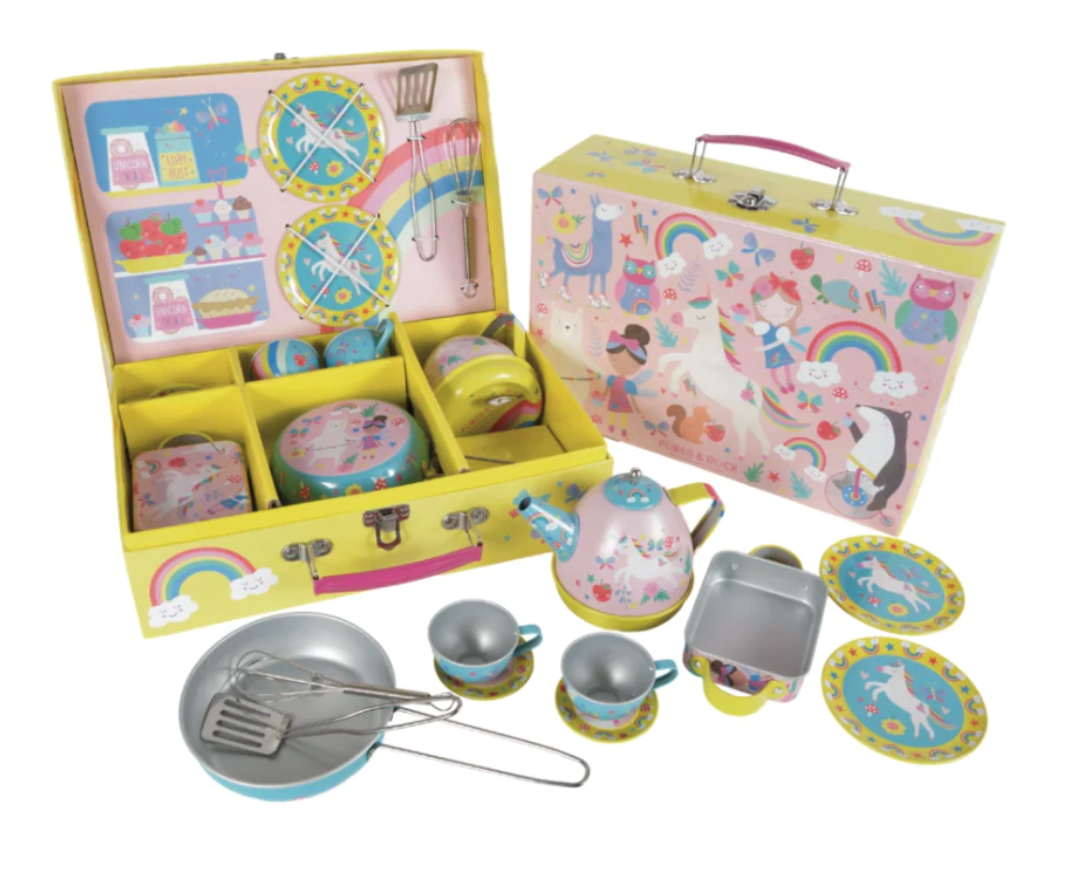 Rainbow Fairy Musical 12pc Tea Set | Floss & Rock
