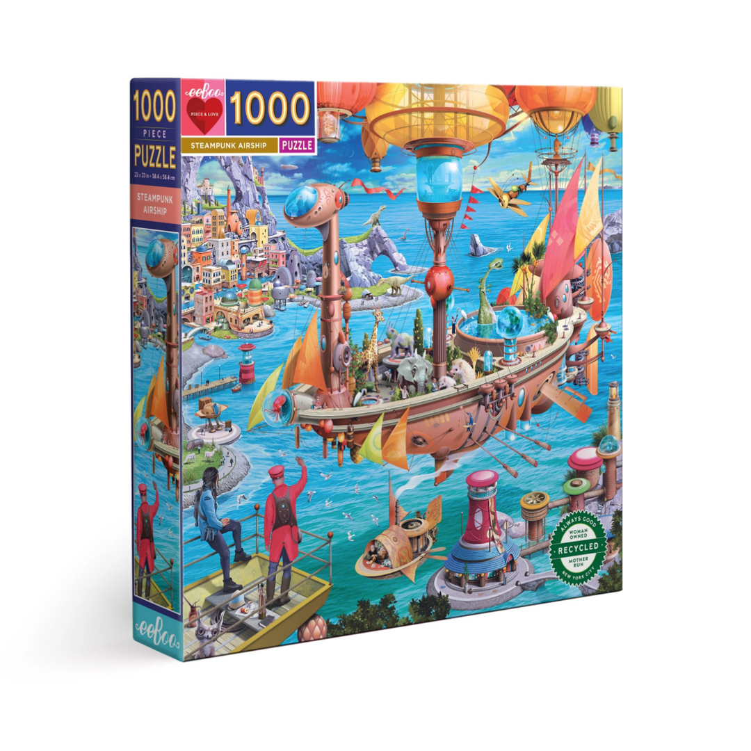 Steampunk Airship - 1000 Piece Puzzle
