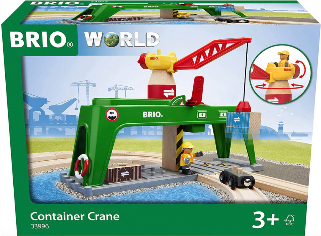 Container Crane Set | BRIO - LOCAL PICK UP ONLY