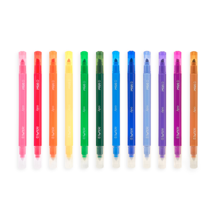 Switch-Eroo Color Changing Markers- Set of 12 | OOLY