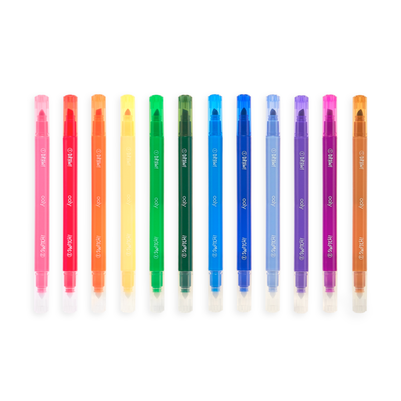Switch-Eroo Color Changing Markers- Set of 12 | OOLY