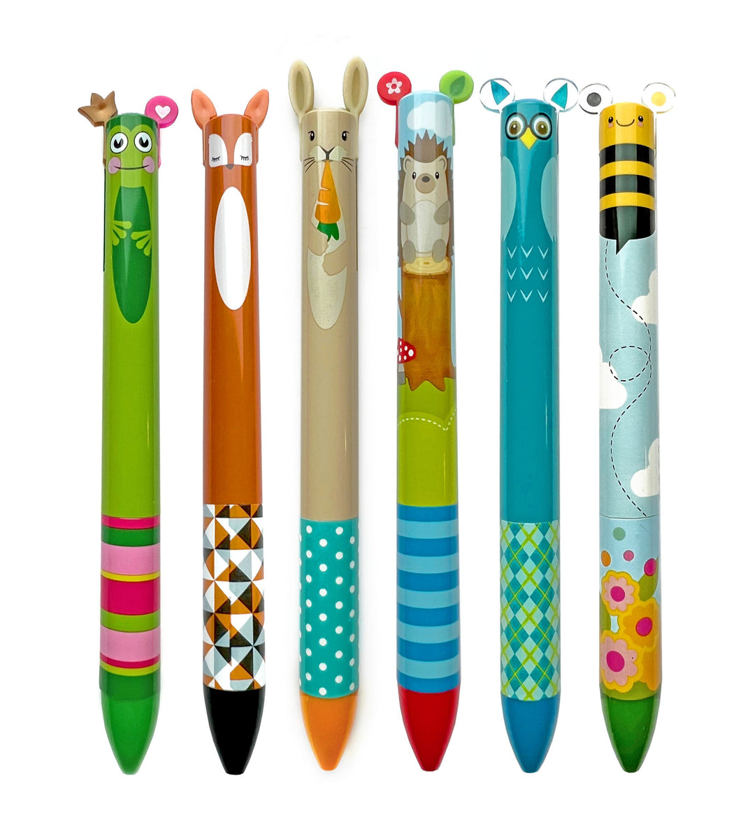 Woodland Animals - Two Click Color Pens | SNIFTY