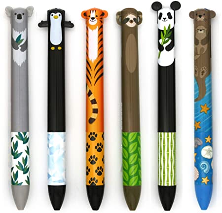 Cute Creatures - Two Click Color Pens | SNIFTY