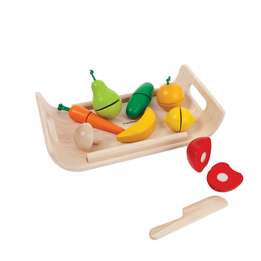 Assorted Fruit & Vegetable Set | Plan Toys
