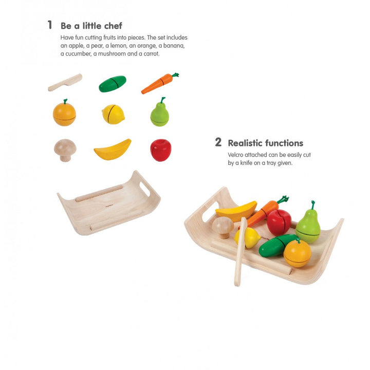 Assorted Fruit & Vegetable Set | Plan Toys