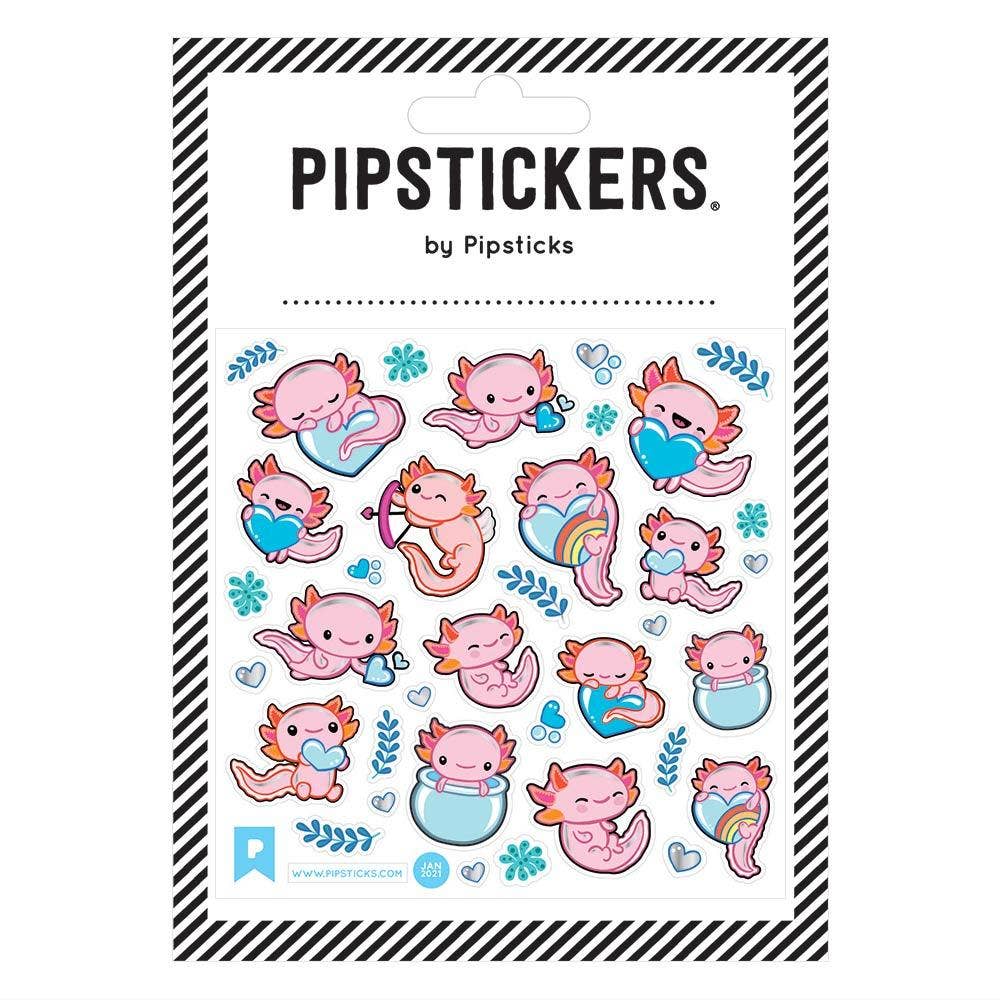Axolotl Fun Stickers | Pipsticks