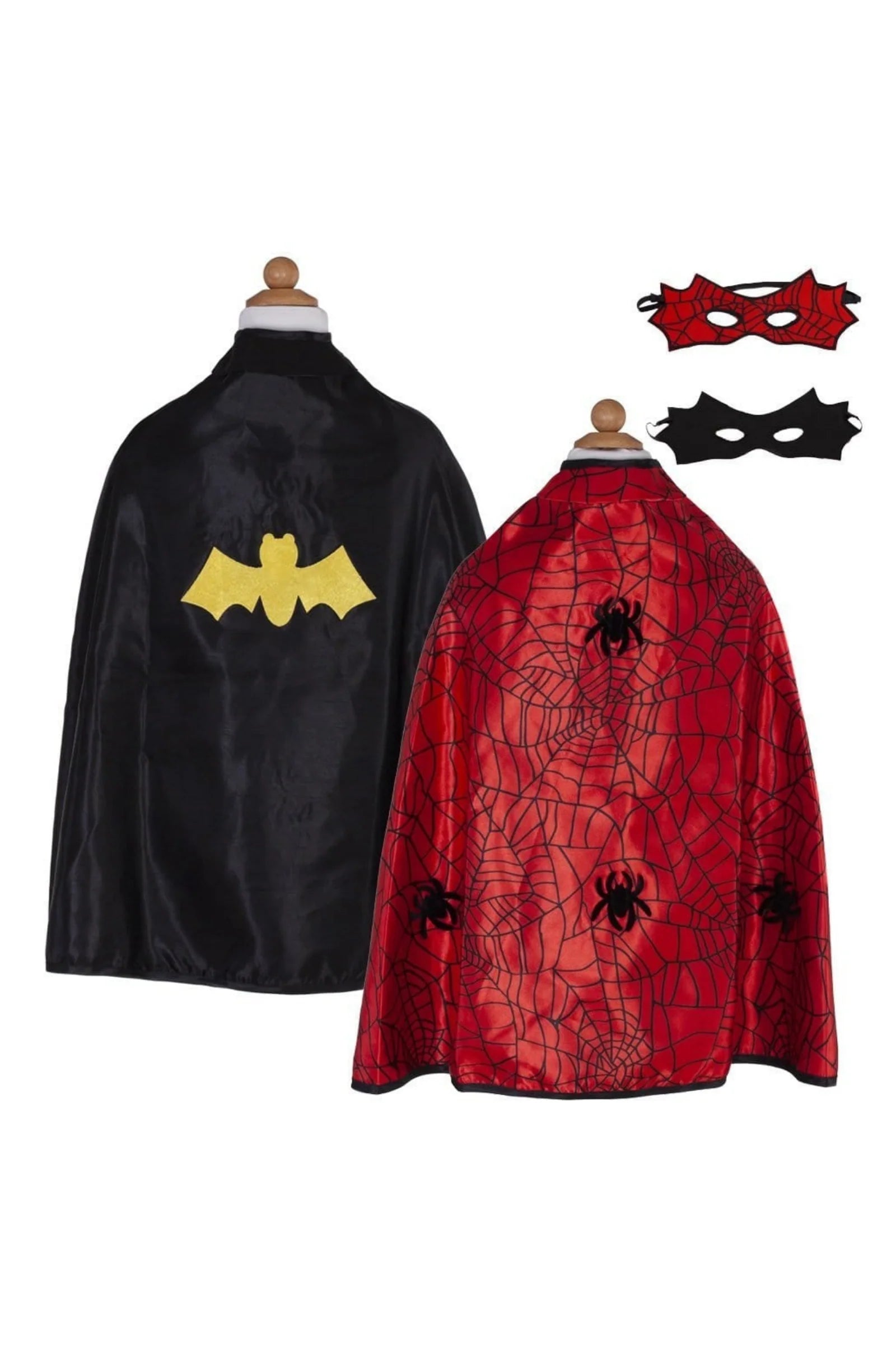 Reversible Spider Bat Cape and Mask | Great Pretenders