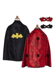 Reversible Spider Bat Cape and Mask | Great Pretenders