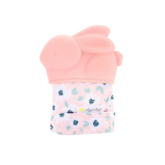 Itzy Mitt™ Silicone Teething Mitts - Bunny