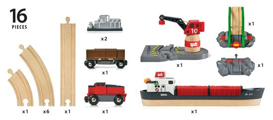 Cargo Harbor Set | BRIO - LOCAL PICK UP ONLY
