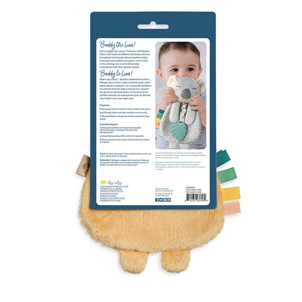 Itzy Lovey™ Lion Plush + Teether Toy