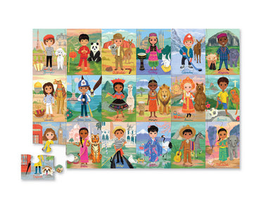completed Children of the World puzzle