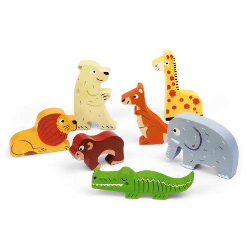 Janod Chunky Wooden Puzzle - Zoo | Janod