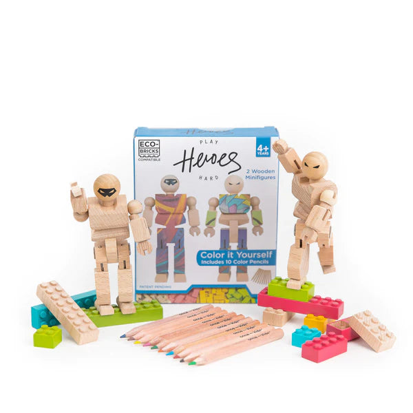 Playhard Heros DIY Mini-Figure - 2 Pack